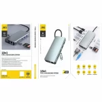هاب 12 پورت جی بی کیو مدل TYPE-C HUB DOCKInG STATION 12in1 - Image 4
