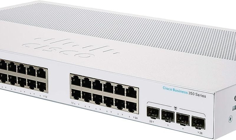 سوییچ 24 پورت سیسکو مدل CBS350-24T-4G