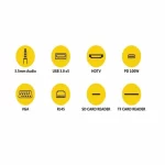 هاب 12 پورت جی بی کیو مدل TYPE-C HUB DOCKInG STATION 12in1 - Image 3