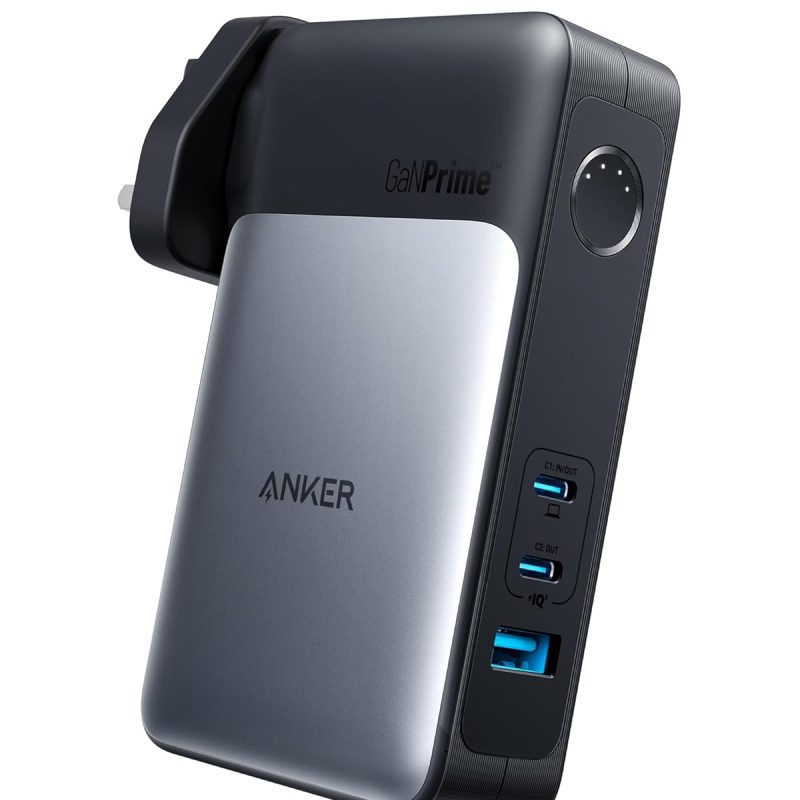 شارژر ۶۵ واتی و پاوربانک انکر با ظرفیت ۱۰۰۰۰ میلی آمپر Anker 733 Power Bank (GaNPrime PowerCore 65W) – مدل A1651