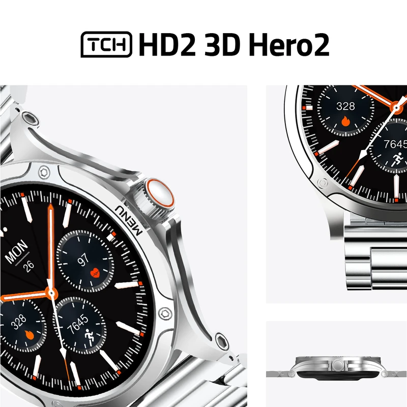 ساعت هوشمند تی سی اچ مدل TCH HD2 3D Hero2
