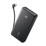 پاوربانک انکر زولو 20000 میلی آمپر 22.5 وات مدل A110EH11 با کابل USB-C داخلی